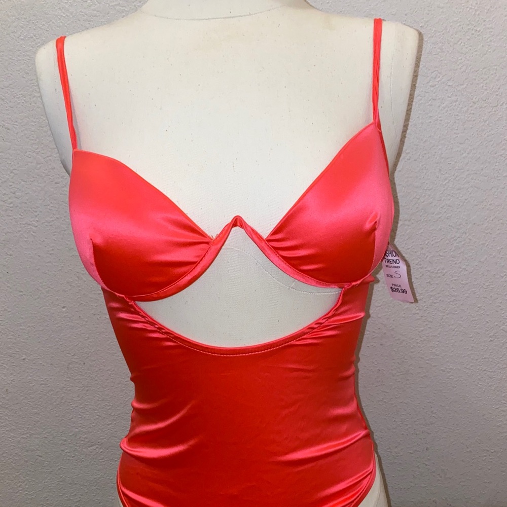 Hot pink bodysuit